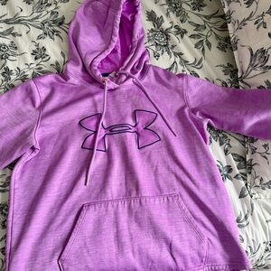Under Armour Purple Hoodie with Logo